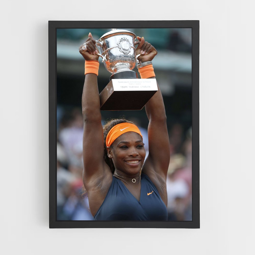 Poster Triomphe de Serena – affiche Tennis (vue 2)